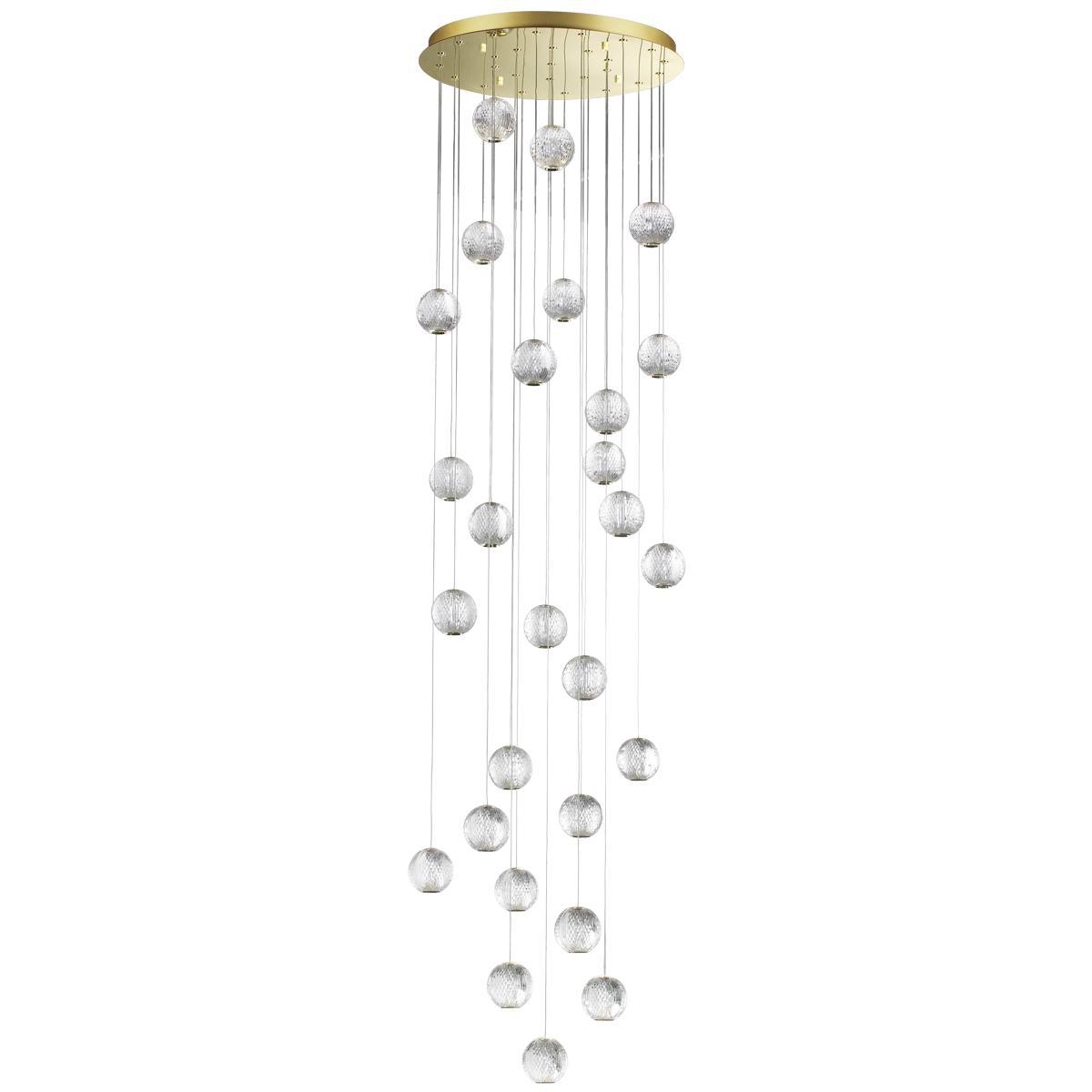 Каскадная люстра Odeon Light CRYSTAL