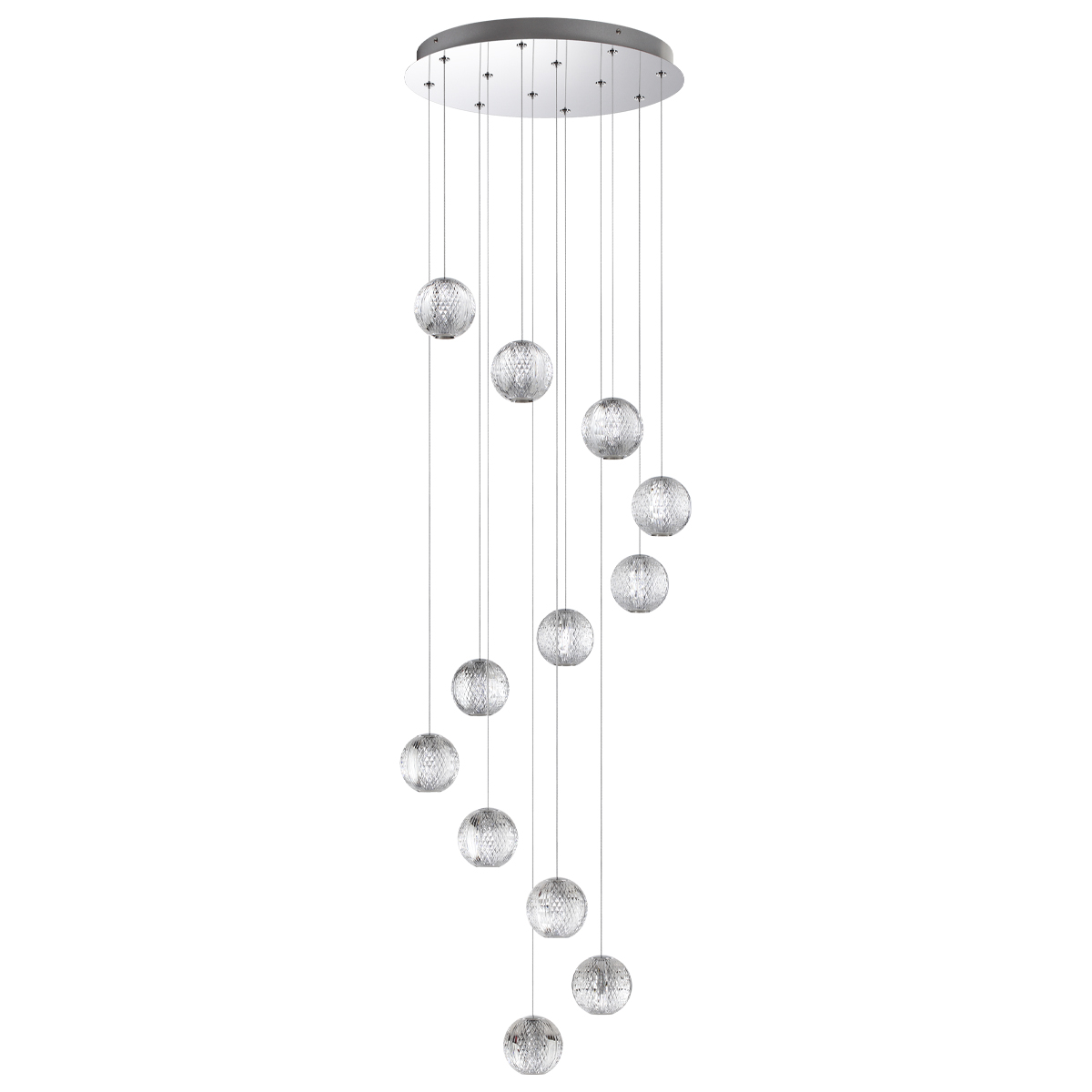 Каскадная люстра Odeon Light CRYSTAL