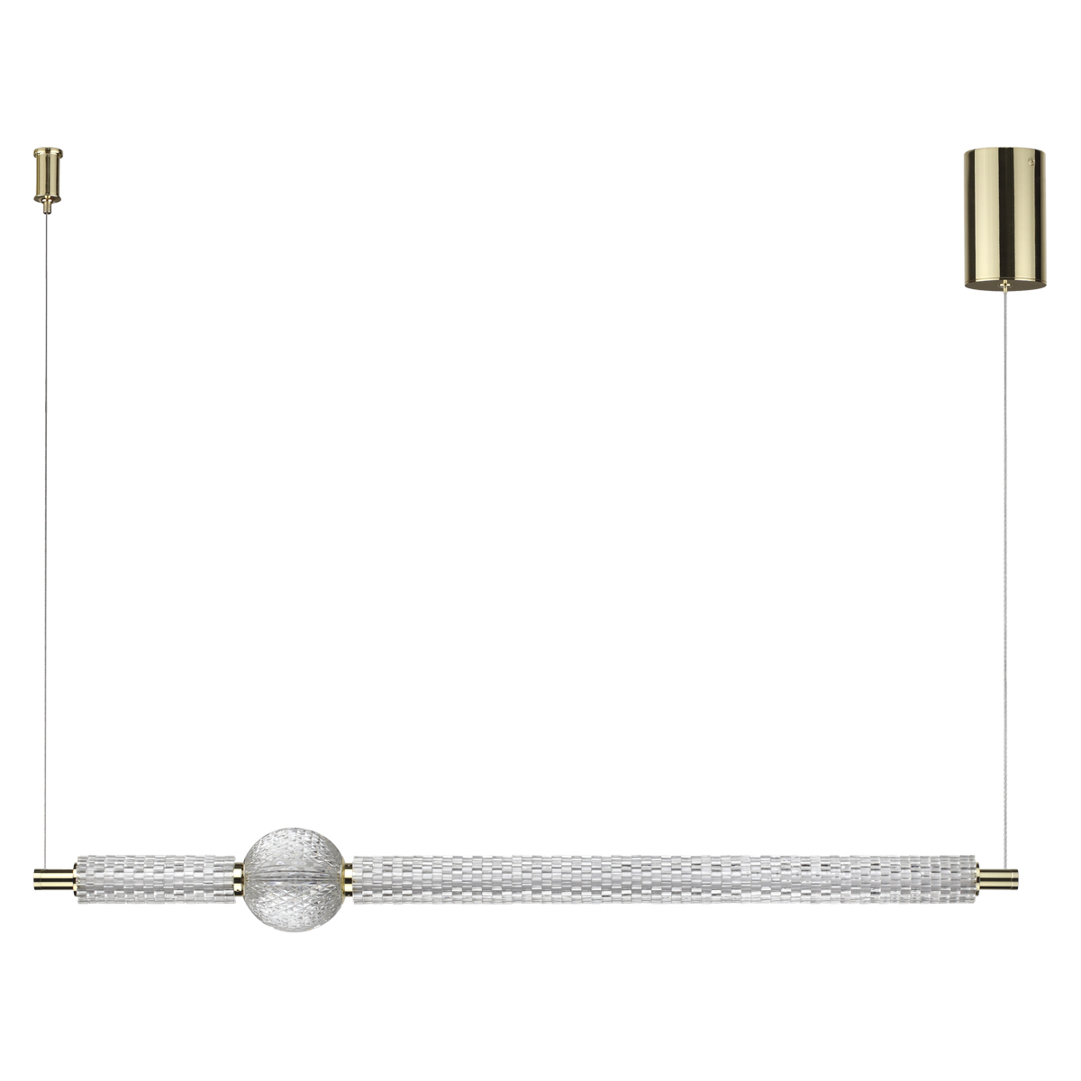 Подвесной линейный светильник Odeon Light CRYSTAL
