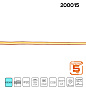 200015 HIGHLINE Светодиодная лента 24V COB-528-13W-8mm IP20 6500K 5m (5 лет)